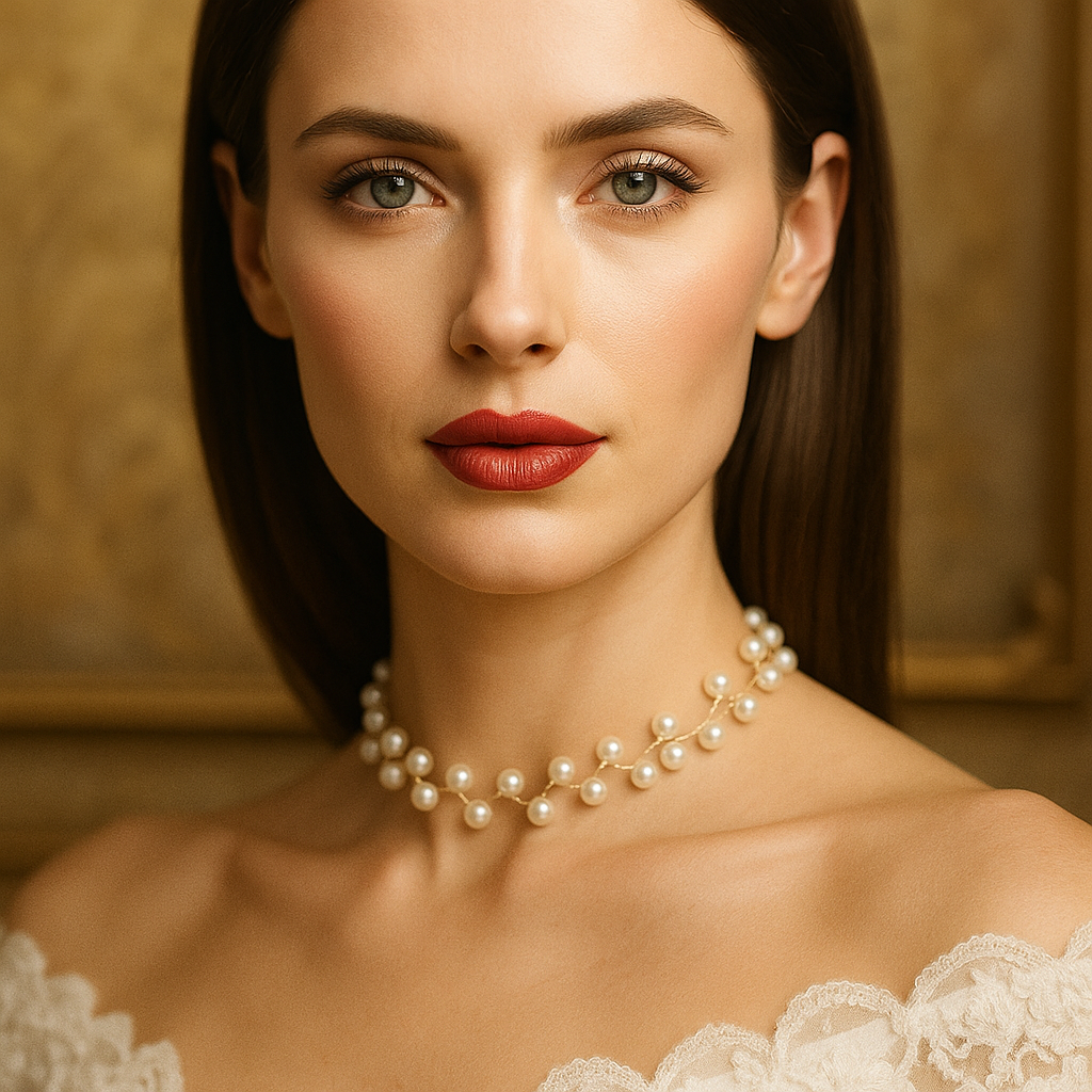 Pearl Whisper Choker – Korean Minimal Style