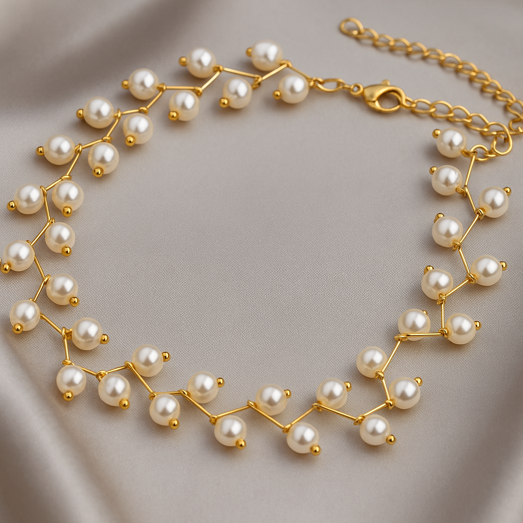 Pearl Whisper Choker – Korean Minimal Style
